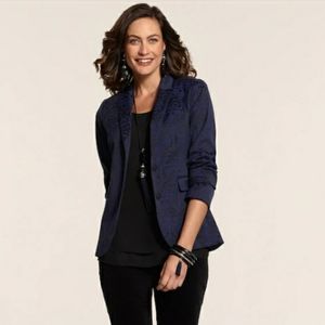 CHICO'S Beautiful Brocade Blazer Jacket